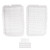 JMTAAT Grille Bug Screen Compatible with 2010-2024 Kenworth T680 Grille Frame Grill Insert Panel Driver & Passenger Side Aluminium Silvery