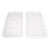JMTAAT Grille Bug Screen Compatible with 2010-2024 Kenworth T680 Grille Frame Grill Insert Panel Driver & Passenger Side Aluminium Silvery
