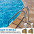 MorningRo 1 Pcs Pool Ladder Anchors Bronze Wedge Assembly Swimming Pool Stair Rail Anchor with Bolt Compatible with Perma Cast 3", 4" Hand Rail Anchors Sockets Ladder Parts Brackets