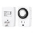 Baomain 2-Pack Indoor Mini 24-Hour Mechanical Outlet Timer, 15A 125VAC ON/Off Single Outlet,3-Prong Plug Timer BND-60/U47,ETL Listed
