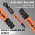 Professional 10-Pack 8 Point Torx Star & Double Square Bit Set - Premium S2 Alloy Steel with Magnetic Heads & Hex Shank, 8 Point Star Bit for Trailer (Sizes #1, #2, #3), by DYRECELVE