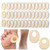 Nuanchu 72 Count Callus Cushions with Self-Stick Adhesive, Protects Foot, Heel and Toes from Rubbing and Friction, Beige Oval Shape Design, Reduce Pressure and Friction from Shoes Rubbing