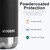 koodee Insulated Water Bottle, 17 oz Stainless Steel Double Wall Vacuum Flask Cola Shape Leak Proof Sports Water Bottle (Black)