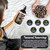 Natural Riches Jamaican Black Castor Oil Glass Bottle Pure Organic Cold Pressed for Hair Growth Skin Care for Dry Skin Conditioning Eyebrows Eyelashes Scalp and Nail Moisturizes & Repairs 16fl.oz.