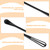 Jeffdad 4Pcs Multifunctional Mini Whisk, Egg Whisk Small Whisks for Cooking Tiny Whisk for Whisking, Beating, Blending Ingredients, Mixing Sauces