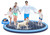 Splash Pad for Kids and Dogs, 97'' Extra Large Splash Pad for Toddlers 1-3 and Kids Ages 4-8, Non Slip Thicken Sprinkler Dog Pool Summer Outdoor Water Toys for Backyard