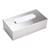 Sumnacon Rectangular Tissue Box Cover - Stylish Stainless Steel Paper Facial Cover, Modern Metal Tissue Box Holder for Bedroom/Bathroom/Vanity/Countertop/Dresser/Night Stand/Office/Car, Brushed Nickel