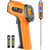 TempPro Temperature Gun, Infrared Thermometer Gun with Laser, Laser Thermometer Gun -58-1022 ℉, Meat Thermometer Digital with Super Long Probe, Food Thermometer for Cooking, Gift for Dad Him Husband