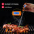 TempPro Temperature Gun, Infrared Thermometer Gun with Laser, Laser Thermometer Gun -58-1022 ℉, Meat Thermometer Digital with Super Long Probe, Food Thermometer for Cooking, Gift for Dad Him Husband