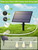 Larkvue 96FT(2x48FT) Solar Outdoor String Lights with Remote & Timer, Waterproof Dimmable Patio Lights with 30+2 ST38 LED Bulbs for Garden Deck-White