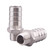 DERNORD Stainless Steel 1" Hose Barb x 1/2" NPT Male - Home Brew Pipe Fitting Pack of 2