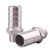 DERNORD Stainless Steel 1" Hose Barb x 1/2" NPT Male - Home Brew Pipe Fitting Pack of 2