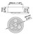 6 PACK OF LONG HAUL CLEAR/CLEAR CLEAR/WHITE LED 2" ROUND REVERSE MARKER LIGHTS TRAILER RV 12V LED LIGHTS
