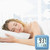 Plumeet Digital Alarm Clock Kids Clock with Snooze and White Nightlight - Easy Setting Travel Alarm Clocks Display Time, Date, Alarm - Ascending Sound - Battery Powered (Baby Blue)