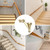 HOME MASTER HARDWARE Handrail Stair Brackets 3" Heavy Duty Staircase Hand Rail Bracket Support Hardware for Home or Office Stairways,Bright Brass with Screws 3-Pack