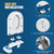 Non-Electric Bidet Attachment for Toilet, Dual Nozzle Rear & Feminine Wash