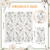 Outus 100 Pcs Floral White Magnolia Guest Napkins 3 Ply Spring Flower Dinner Hand Napkin Blossom Disposable Hand Towels for Bathroom Decorative Paper Napkins for Wedding Party (7.9 x 4.3 Inch Folded)