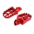 Dirt Bike Foot Pegs CNC Footpegs Foot Pedals Rest for XR150L 2015-2024 CRF150F CRF230F 2003-2019 CRF250F 2019-2024 XR125L 2010-2015 Motorcycle motorbike (Red)