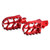 Dirt Bike Foot Pegs CNC Footpegs Foot Pedals Rest for XR150L 2015-2024 CRF150F CRF230F 2003-2019 CRF250F 2019-2024 XR125L 2010-2015 Motorcycle motorbike (Red)