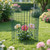 6 Pack Plant Protector from Animals, 12'' Dia x 12'' H Metal Plant Cages to Keep Animals Out, Garden Protection from Rabbits Chickens Ducks, Bunny Barricades for Garden Flowers Vegetables (Small)