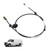 YC2Z-7E395-AC Automatic Transmission Gear Shift Cable for (1997-2004) Econoline E150/E250/E350 with E4OD/4R100, Shift Cable, YC2Z7E395AC, F7UA-7E395-CB