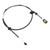 YC2Z-7E395-AC Automatic Transmission Gear Shift Cable for (1997-2004) Econoline E150/E250/E350 with E4OD/4R100, Shift Cable, YC2Z7E395AC, F7UA-7E395-CB