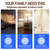 Neporal LITE Emergency Rechargeable Light Bulbs A19, Light Up to 48 hrs, Battery Operated Light Bulb, 5000K E26 LED Bulb, Emergency Lights for Home Power Failure