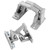 Fence Gate Hinges，Heavy Duty Steel Frame Hinges,180 Degree Open,Weld onto The Gate or Screw mounting，Max Load 660LB for Swing Door Gate（2 Pack） (660lb)