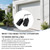 QSDIYRF Garage Door Sensor 41A5034 Safety Sensor Kit,Compatible with Liftmaster Chamberlain Craftsman Garage Door Opener Replacement for Chamberlain Garage Door Sensors Made After 1997