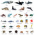 Fridge Magnets for Toddlers - Magdum – 30 Sea Animal Magnets for Refrigerator – Real Ocean Animal Magnets for Children – Big Realistic Magnets for Kids - Baby Learning Toy Set - Baby Educational Gift