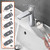 THINKWORK Caulking Tool Kit, 4 in 1 Caulk Remover Tool, Stainless Steel Caulk Tool for Kitchen Bathroom Window Sink Tile Joint, Silver