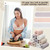 Toulite 10 Pcs Cotton Bra Liners Boob Sweat Pads 3 Layer Rectangle Under Bra Pads Sweat Liners for Women Sweating Supplies(Medium,Beige, Gray, Pink, White)