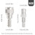 Vkinman 5/16" Fuel Connector Replace 3B2-70260-1 3B2-70250-1 Replacement for Nissan Outboard 2/4-stroke Engine 5-90HP