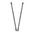 Timyrimy 33.5"/85cm Garden Swing Replacement Rods, Bronze Metal Round Rods for Hanging Swing Seat to Frame (2PCS/CTN)