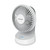 Honeywell QuietSet 5 Oscillating Table Fan, White – Personal and Small Room Fan with Quiet Operation and 5 Levels of Power and Sound