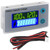 DROK RV Battery Monitor 12V - Golf Cart Battery Meter 10-100V, Digital Voltmeter Temperature Gauge for Car Marine DIY Project