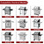Hiorucet Cast Iron Burner Replacement for Charbroil 463230203, 463240804, 463240904, 463251505, 463261406, 463242304, 463251605, 463252105, Centro, Thermos, Front Avenue Gas Grill Models, 3-Pack