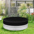 TOYMIS 8ft Round Stock Tank Pool Cover, Waterproof Dustproof Protector, Drawstring, Oxford Cloth, Black