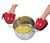 Spring Unbekannt Ghost” Grip Protection, Kitchen/Oven Mitts, red, 24,5 x 16,5 x 2 cm