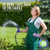 J&B XpandaHose 50ft Expandable Garden Hose- Heavy Duty Superior Strength 3750D - 4 -Layer Latex Core - Extra Strong Brass Connectors and Storage Bag (Black 50)