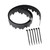 EasyFlex Pound‑In Landscape Edging with Bonus Anchoring Stakes – 20‑Foot Plastic Garden Border, 4.5 in. Straight‑Top Lawn Edging, Black