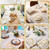 Geyoga 200 Pcs Marble Guest Napkins 2 Ply Disposable Guest Bathroom Paper White Gold Decorative Napkins Marbleized Hand Towels for Home Bathroom Kitchen Party Table Decor