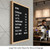Large Letter Board – Premium Menu Board with Letters – Black Felt Letterboard Large with White Plastic Letters – Durable Retro Vintage Felt Letter Board for Restaurants, Cafés, Pubs – 24 x 30-inch
