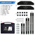 Stair Tread Template Tool,Stair Tread jig,Stair Gauge,from The JSZYO Renovation System，Stair Gauge Set，framing Square，Stair gauges for framing Square (Black)