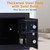 PATRON Small Safe Box for Money with Code and Keys，Solid Mini Safe for Kids with Digital Electronic Security Keypad for Home Office Hotel,Personal Money Safes for Cash,0.236 Cuft (Black)