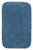 Garland Rug Traditional Nylon Washable Basin Blue 4 Piece Set - Lid, Contour, 2 Bath Rugs - Soft, Absorbent, and Stylish for Your Bathroom