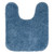 Garland Rug Traditional Nylon Washable Basin Blue 4 Piece Set - Lid, Contour, 2 Bath Rugs - Soft, Absorbent, and Stylish for Your Bathroom