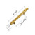 Ravinte 20 Pack 6 inch Cabinet Pulls Brushed Brass Stainless Steel Kitchen Drawer Pulls Cupboard Handles Cabinet Handles 3.75” Hole Center