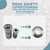 Poolzilla 5 Pack Stainless Steel Pool Cover Anchors for Concrete and Pavers, Made of High Grade SS 304 for Added Durability