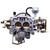 WFLNHB 2 Barrel Carburetor 2100 A800 Carb Replacement for Ford 289 302 351 Cu Engine F100 F250 F350 Jeep 360 Cu with Electric Choke